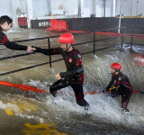 In China, people brave simulated  typhoons to prepare for real thing